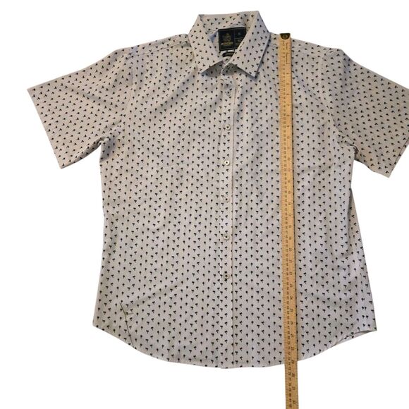 Rugby University XL Button Up Shirt Palm Trees Golf Performance Travel Outdoors - Picture 6 of 7